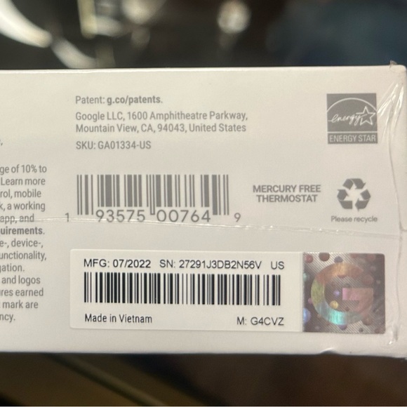 ✨SOLD✨ NIB ~ Google Nest Thermostat - Picture 5 of 10